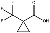 1-(トリフルオロメチル)シクロプロパン-1-カルボン酸 化学構造式