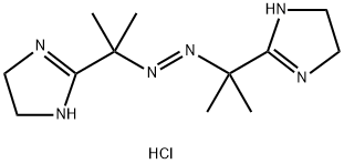 2,2'-AZOBIS[2-(2-IMIDAZOLIN-2-YL)PROPANE] DIHYDROCHLORIDE Structure