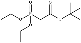 ジエチルホスホノ酢酸tert-ブチル 化学構造式