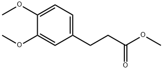 METHYL 3-(3',4'-DIMETHOXYPHENYL)PROPANOATE 结构式
