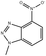 1-Methyl-4-nitro-1H-benzotriazole Struktur