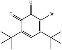 3-Bromo-4,6-bis(1,1-dimethylethyl)-3,5-cyclohexadiene-1,2-dione Structure