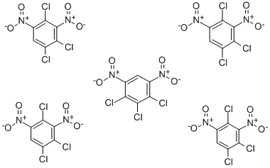 Trichlorodinitrobenzene Structure