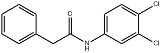 N-(3,4-ジクロロフェニル)-2-フェニルアセトアミド 化学構造式