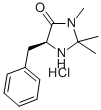 (S)-(-)-5-ベンジル-2,2,3-トリメチル-4-イミダゾリジノン塩酸塩 化学構造式