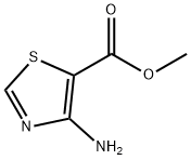 5-Thiazolecarboxylic acid, 4-amino-, methyl ester Struktur