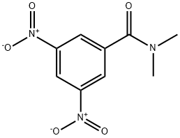 BenzaMide, N,N-diMethyl-3,5-dinitro- Structure
