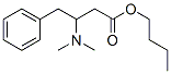 3-(Dimethylamino)-4-phenylbutyric acid butyl ester Structure