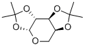 1-O,2-O:3-O,4-O-ジイソプロピリデン-β-L-アラビノピラノース 化学構造式