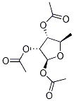 (2S,3R,4R,5R)-5-methyltetrahydrofuran-2,3,4-triyl triacetate Structure