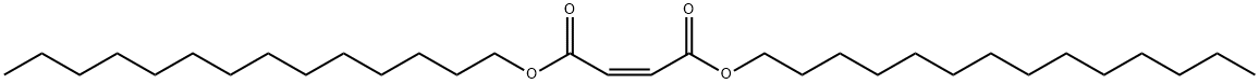 Maleic acid ditetradecyl ester Structure