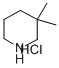 3,3-DIMETHYLPIPERIDINE HYDROCHLORIDE Structure