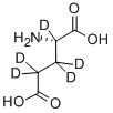 L-グルタミン酸-2,3,3,4,4-D5 化学構造式