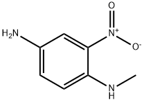 4-Amino-1-methylamino-2-nitrobenzene Struktur