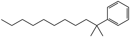 (1,1-Dimethyldecyl)benzene Struktur