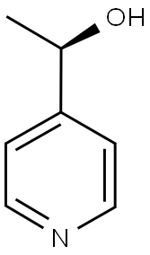 (R)-(+)-1-(4-PYRIDYL)ETHANOL Structure