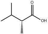 (R)-2,3-ジメチル酪酸 化学構造式