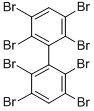 七、八、九溴联苯混合物 结构式
