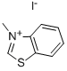 3-METHYLBENZOTHIAZOLIUM IODIDE Structure