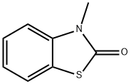 3-METHYL-2(3H)-BENZOTHIAZOLONE Struktur