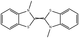 2,3-dihydro-3-methyl-2-(3-methyl-3H-benzothiazol-2-ylidene)benzothiazole Struktur