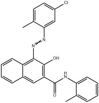 4-[(5-chloro-o-tolyl)azo]-3-hydroxy-2-naphtho-o-toluidide 结构式