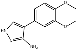 4-(3,4-Dimethoxyphenyl)-1H-pyrazol-5-amine Structure