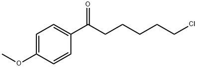 6-CHLORO-1-(4-METHOXYPHENYL)-1-OXOHEXANE Structure
