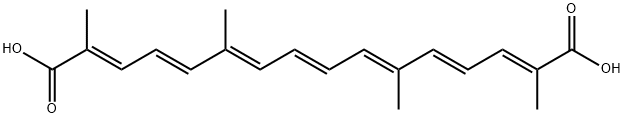 8,8'-DIAPOCAROTENEDIOIC ACID Struktur