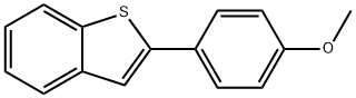 2-(4-Methoxyphenyl)benzothiophene Struktur