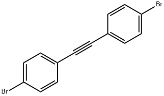 二(4-溴苯基)乙炔 结构式
