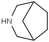 3-氮杂双环[3.2.1]辛烷, 279-82-3, 结构式