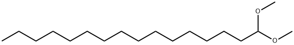 1,1-DIMETHOXYHEXADECANE, 2791-29-9, 结构式