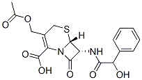 [6R-(6alpha,7beta)]-3-(acetoxymethyl)-7-(hydroxyphenylacetamido)-8-oxo-5-thia-1-azabicyclo[4.2.0]oct-2-ene-2-carboxylic acid|