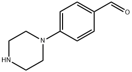 4-(1-ピペラジニル)ベンズアルデヒド 化学構造式