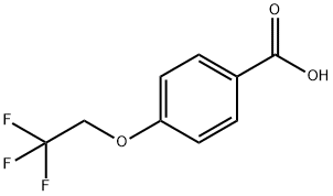 4-(2,2,2-トリフルオロエトキシ)安息香酸 化学構造式