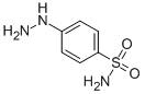4-Sulfonamide-phenylhydrazine hydrochloride 化学構造式