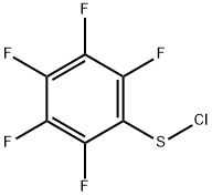 PENTAFLUOROBENZENESULFENYL CHLORIDE Struktur