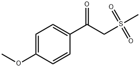 4'-Methoxy-2-(methylsulphonyl)acetophenone Struktur
