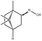 (1R)-カンファーオキシム 化学構造式