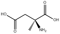 2-メチル-DL-アスパラギン酸 化学構造式