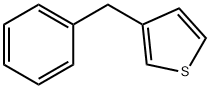 3-ベンジルチオフェン 化学構造式