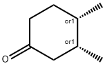 rel-3α*,4α*-ジメチルシクロヘキサノン 化学構造式