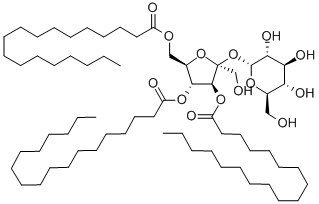 SUCROSE TRISTEARATE Structure