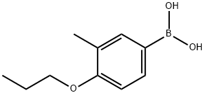 4-丙氧基-3-甲基苯基硼酸 结构式