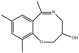 3,4-Dihydro-6,8,10-trimethyl-2H-1,5-benzoxazocin-3-ol Structure