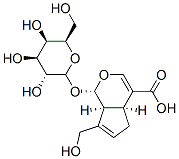 (1S,2S,6S)-9-(hydroxymethyl)-2-[(2S,3R,4S,5R,6R)-3,4,5-trihydroxy-6-(hydroxymethyl)oxan-2-yl]oxy-3-oxabicyclo[4.3.0]nona-4,8-diene-5-carboxylic acid 结构式