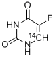 5-FLUOROURACIL-6-14C,2794-13-0,结构式