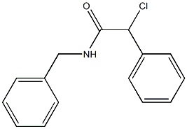 alpha-chloro-n-(phenylmethyl)-benzeneacetamid Structure
