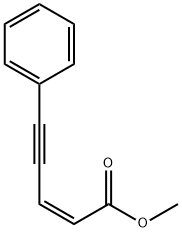 5-PHENYL-PENT-2-EN-4-YNOIC ACID METHYL ESTER Structure